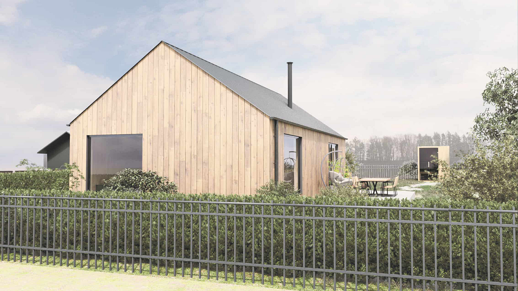 vikendova chata pohled ARCHITEKTIV