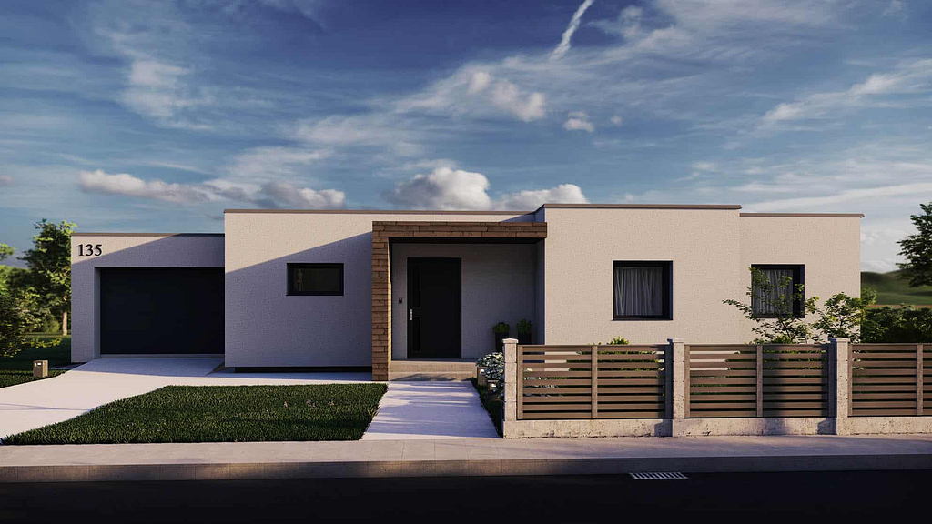 vizualizace archevio exterier vstup ARCHITEKTIV