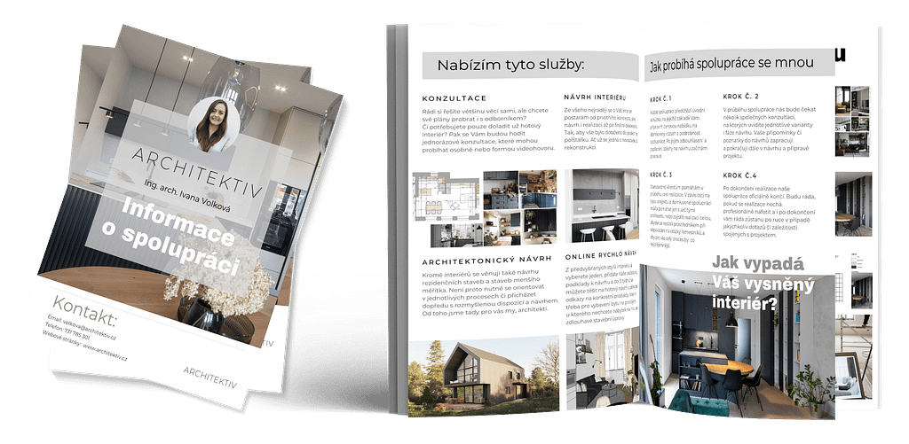 informace o spolupraci s architektem, informace o spolupráci s interiérovým designerem, Architektiv