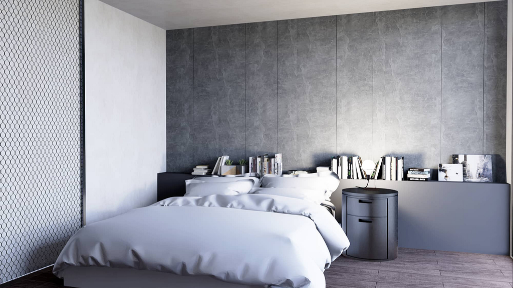 ložnice a vizualizace pro Objectum