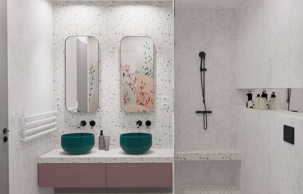 koupelna a vizualizace pro Objectum