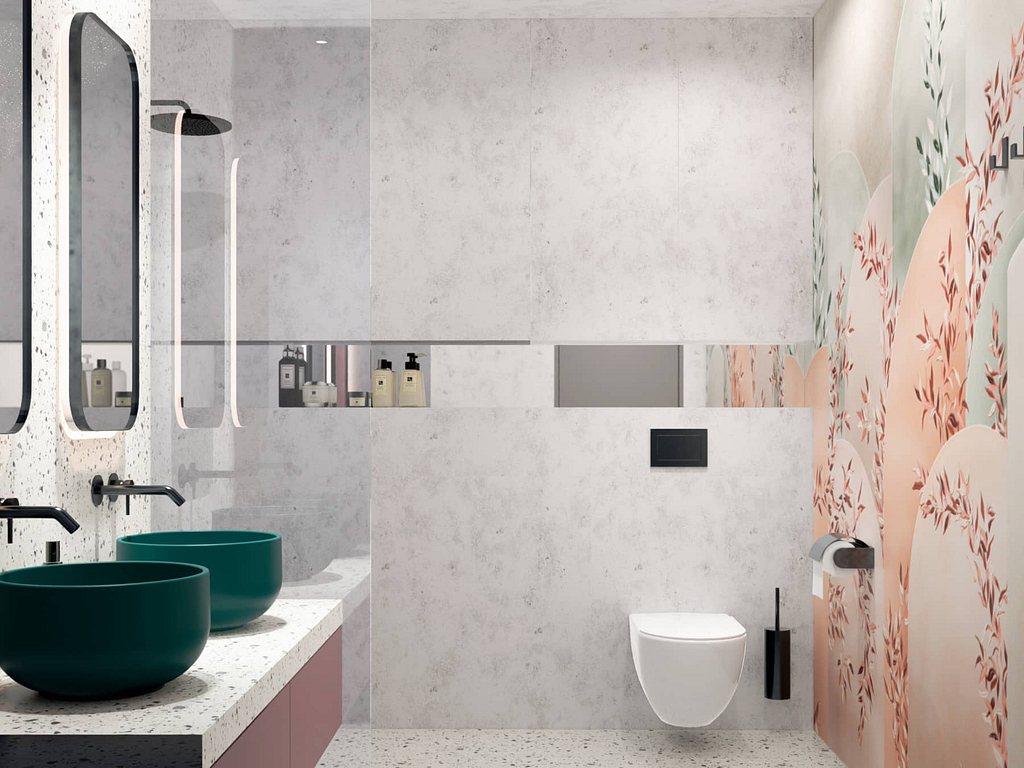 koupelna a vizualizace pro Objectum