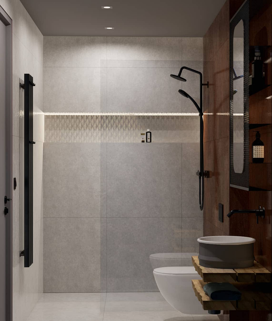 koupelna a vizualizace pro Objectum