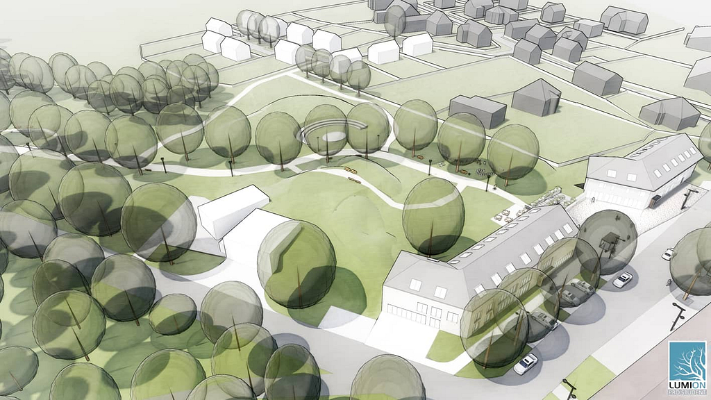 návrh veřejného prostoru Kvěževes