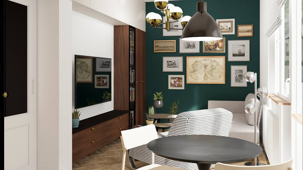 Retro byt, rekonstrukce malého bytu