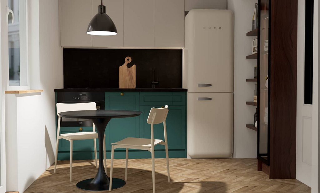 Retro byt, rekonstrukce malého bytu