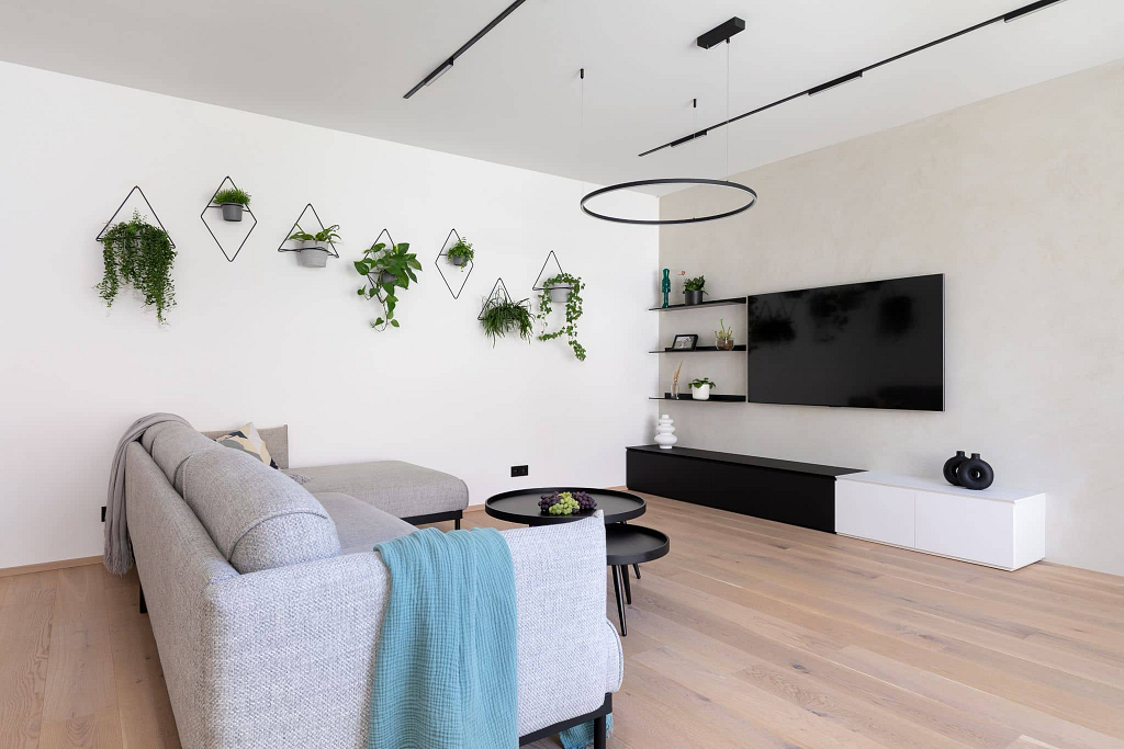 Interiér rodinného domu s odvážnou zelenou, Architektiv, Ivana Volková, Ivana Složilová, realizace interiéru Ostrava, barevný interiér rodinného domu