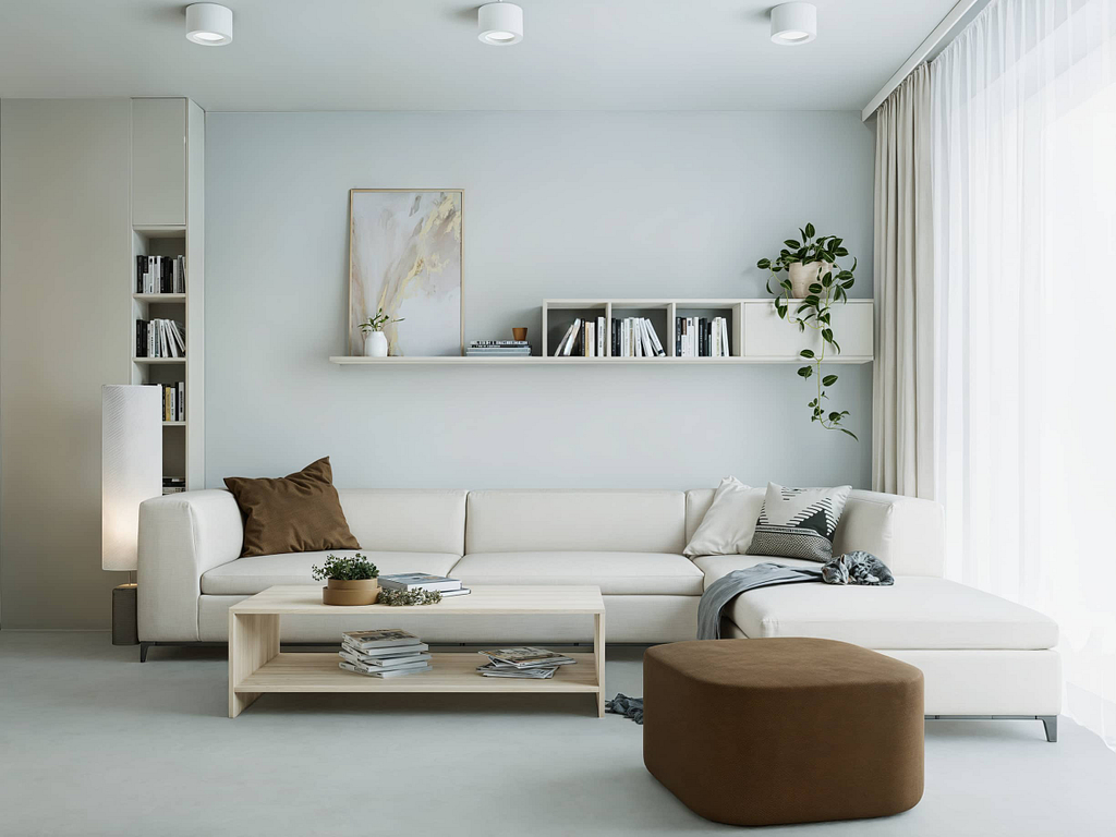 návrh interiéru Olomouc, architekt olomouc, moderní interiér, realizace interiéru olomouc, návrh rodinného domu, světlý interiér