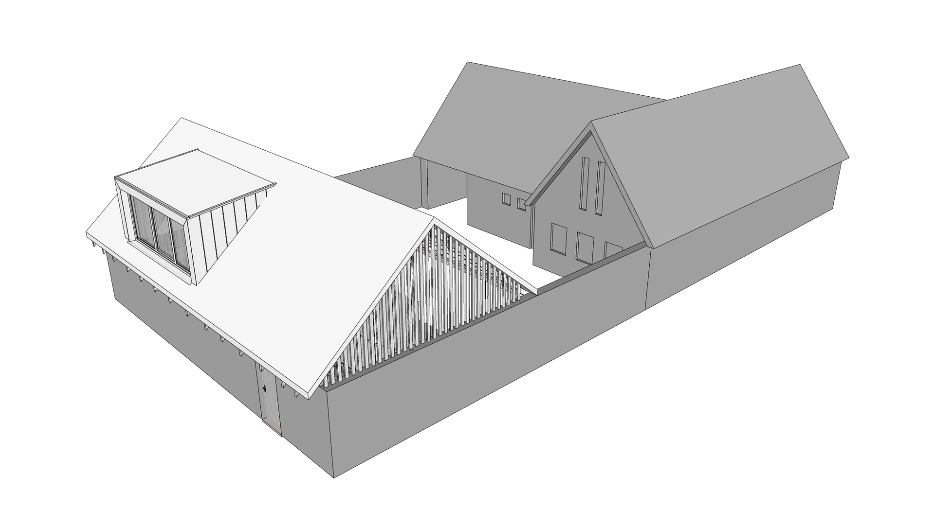 Návrh apartmánu k pronájmu, Mnich, nadstavba apartmánu, jihočeské stavení, Ing. arch. Ivana Volková, Architektiv