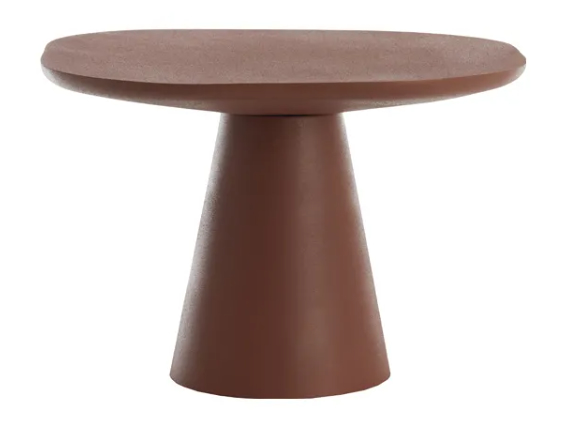 červený odkládací stolek