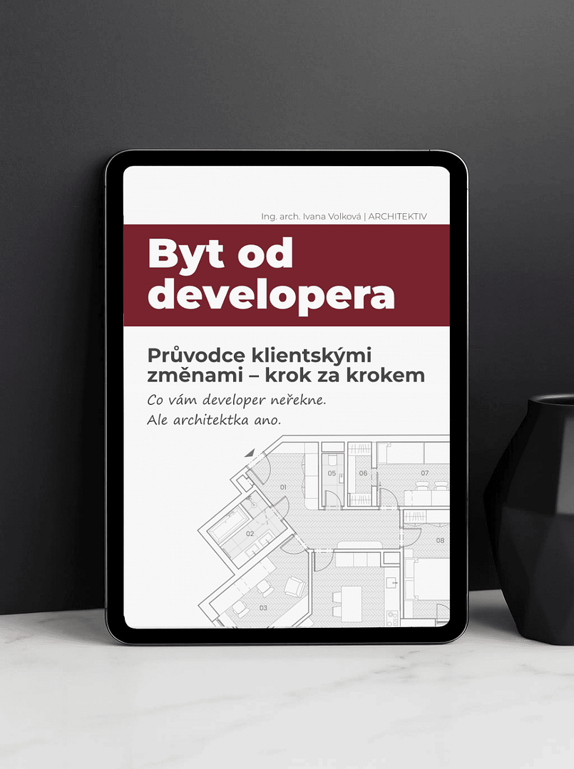 Příručka Byt od developera, Ivana Volková, Architektiv, Průvodce klientskými změnami, Klientské změny